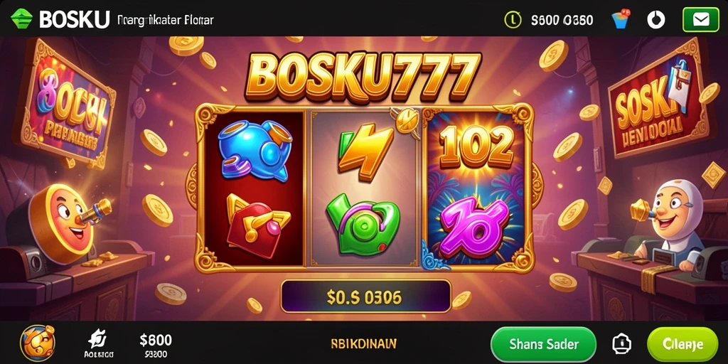 Gameplay menarik dari permainan slot BOSKU777.