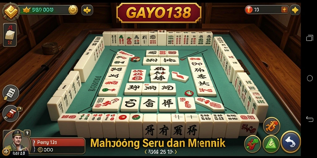 Gambaran gameplay seru di GAYO138 saat bermain Mahjong.