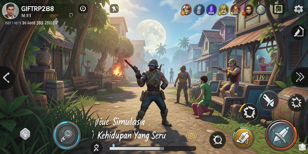 Tampilan gameplay yang menarik dari GIFTRP288.