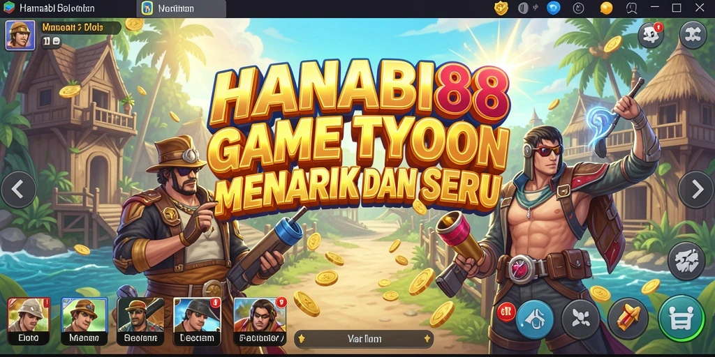 Tampilan gameplay HANABI88 yang menarik dan strategis di dunia Tycoon.