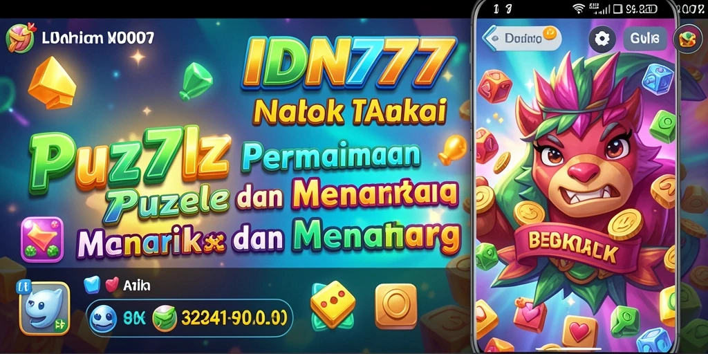 Screenshot IDN777 menampilkan gameplay seru dengan teka-teki yang menantang.