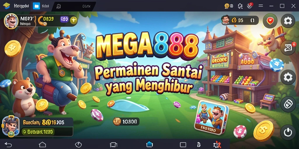 Gameplay MEGA888 yang penuh warna dan menghibur.